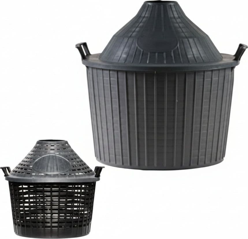 Cesto a Cupola in Plastica per Damigiane 10 l Forato