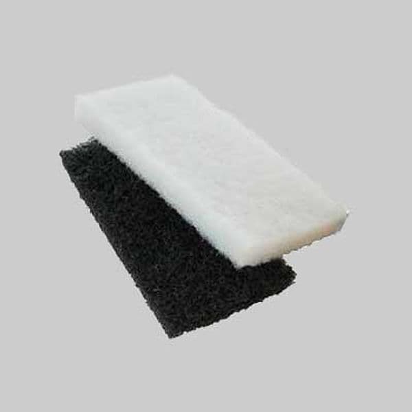 Ricambio Tampone in Fibra 25 x 12 cm Made in Italy Bianco