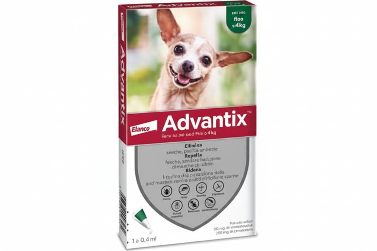 Antiparassitario Advantix per Cani Fino a 4 kg in Conf. da 6 Pipette Spoton