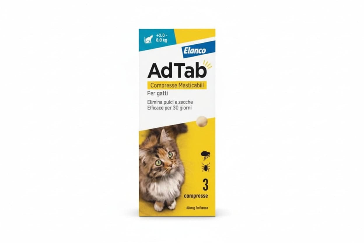 Adtab Compresse Masticabili per Gatti 28 3 kg Compresse da MG.48