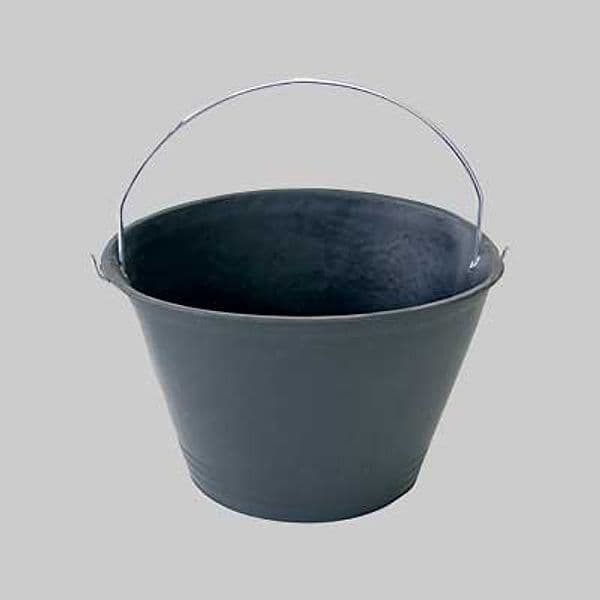 Secchio Muratore 8 l Colore Nero