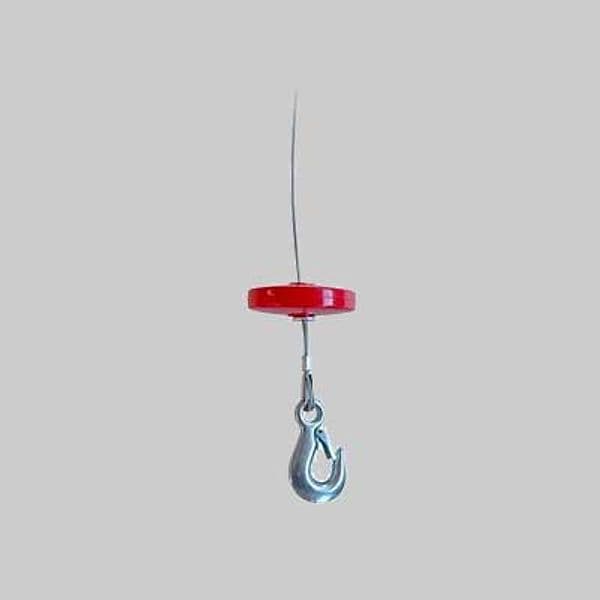 Cavo con Peso e Gancio di Ricambio per Tiratutto Mod 125 Ø 3 x 12 Leuropea
