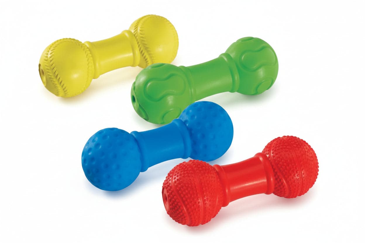 Gioco Sonoro per Cani PA 5544 in Gomma Ferplast 4 Blister