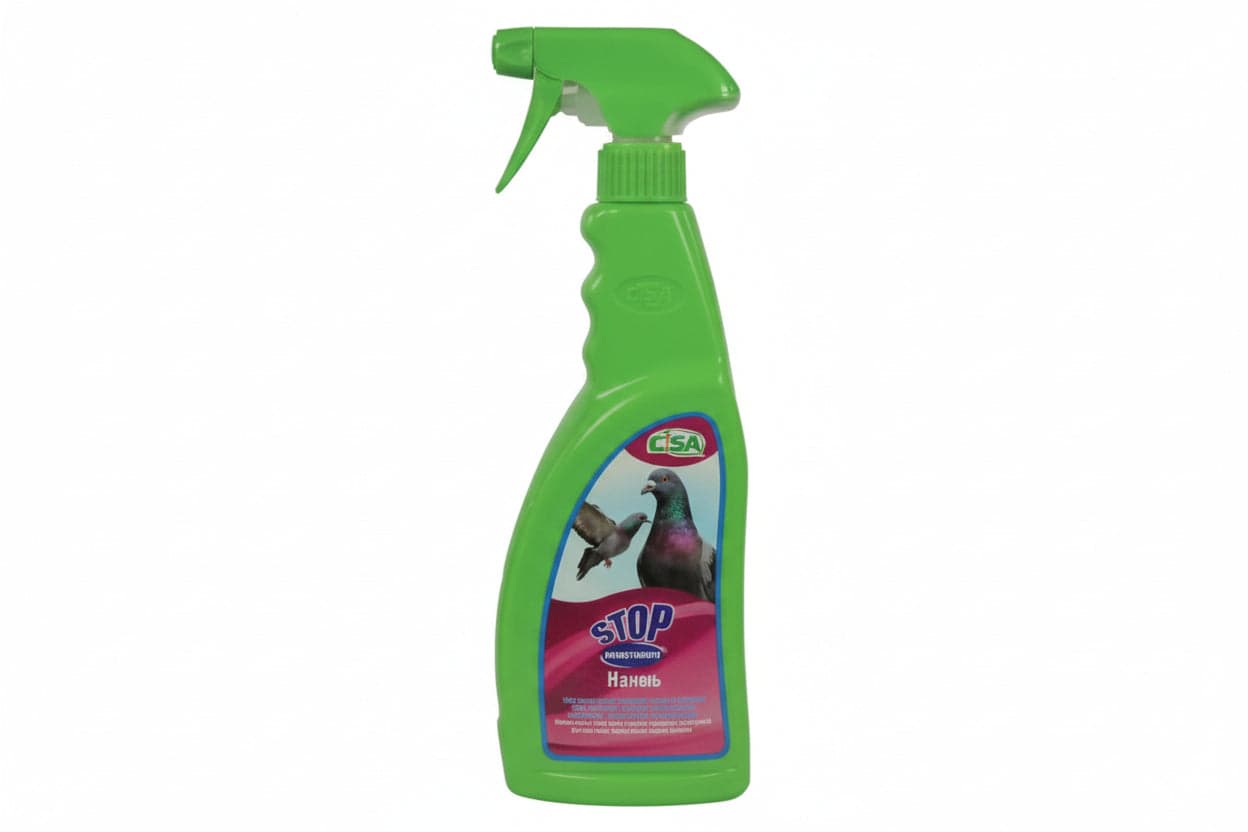 Disabituante Repellente per Piccioni 750 ml in Flacone Spray 12 Pezzi
