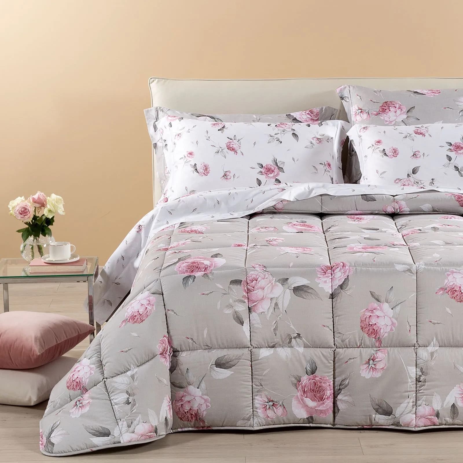 Trapunta Bella Rosa ! Caleffi in Cotone - Eleganza e Comfort per Ogni Stagione in Piumini Anastasi - Marsala, commercioVirtuoso.it