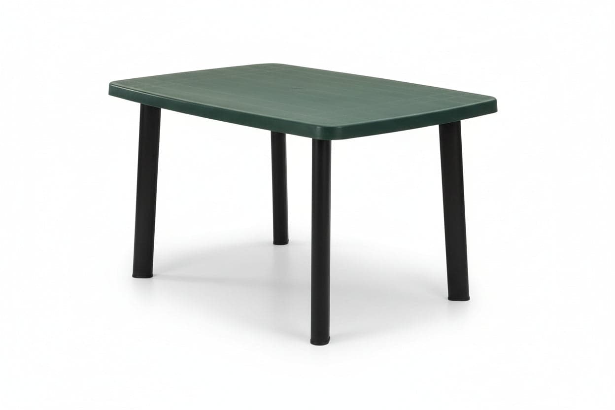 Tavolo da Giardino Faro Verde 135 CMX82X72H. 137 CMX85X72H. Peso 9,5 kg