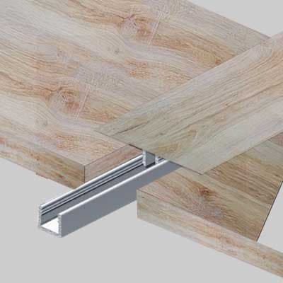 Profilo Di Raccordo Colore Rovere Grigio