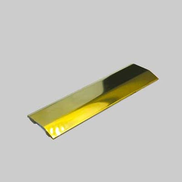 Piaggia Adesiva di Giunzione in Ottone Lucido per Moquette 93 cm H. 5 mm