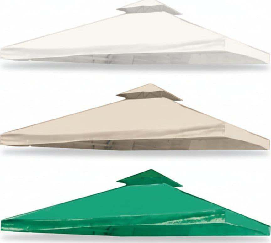 Copertura Antivento per Gazebo 3 MX3XCM.20H. Verde Vette