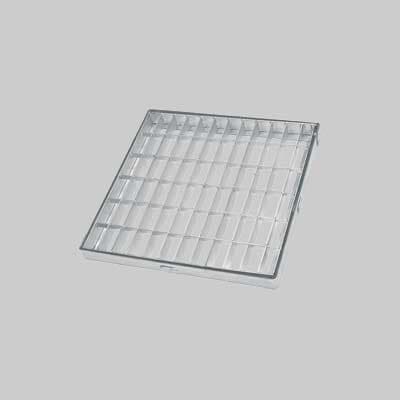 GRIGLIA CON TELAIO QUADRATA 20x20 cm - Carrabile