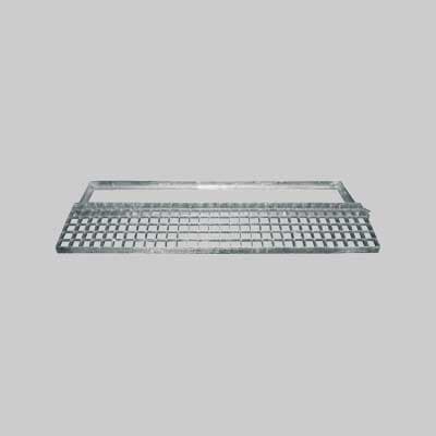 GRIGLIA CON TELAIO RETTANGOLARE 100x25 cm - Carrabile