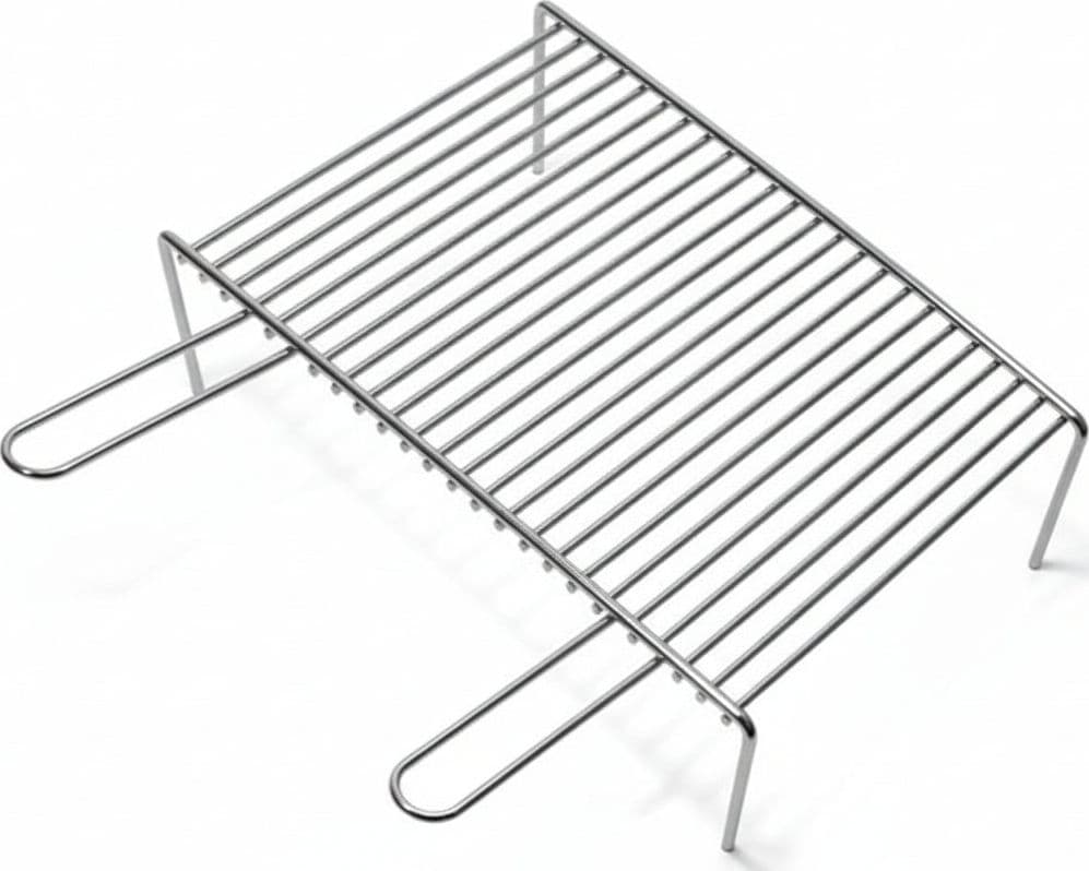 Griglia Pesante con Piedi 2 Manici 50 CMX35X7H. Lapillo