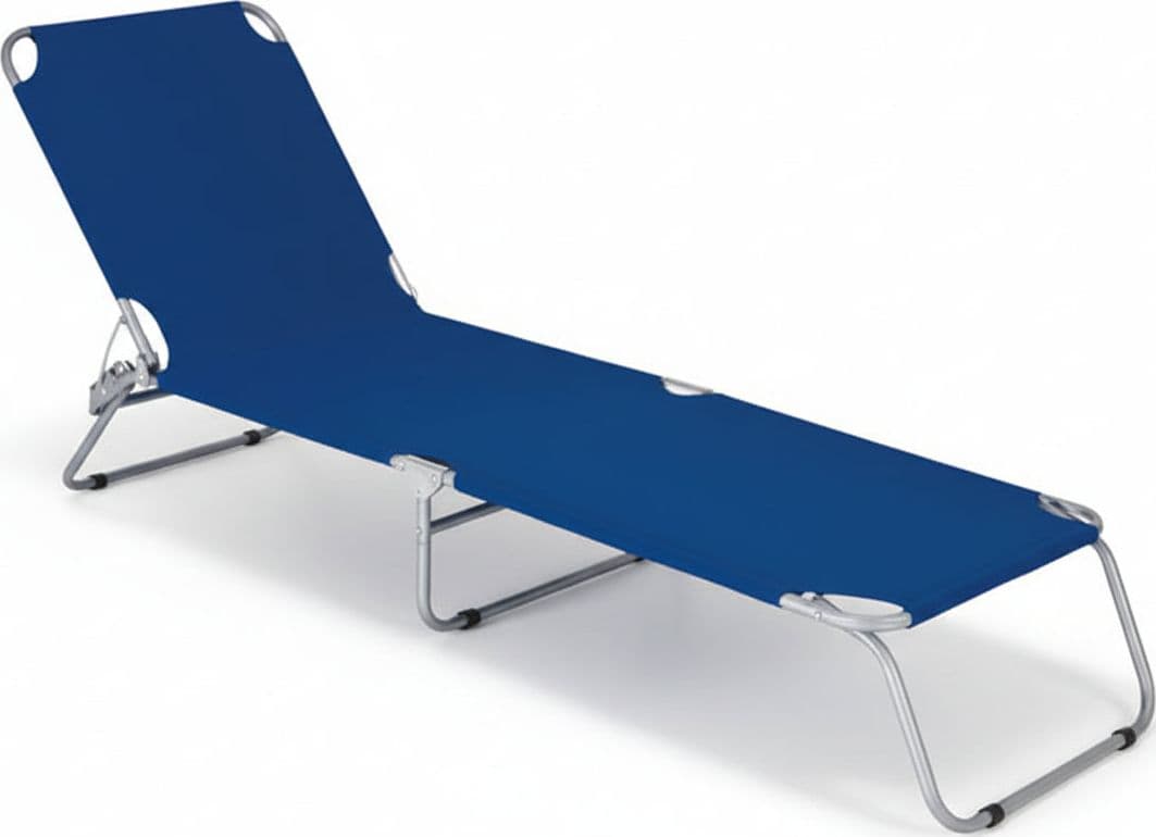Lettino in Acciaio Pieghevole 58 CMX190X27 70H. Vette
