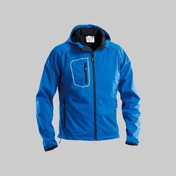 Giubbino Softshell con Cappuccio Fasten Blu Tg. Xxl (60 62)