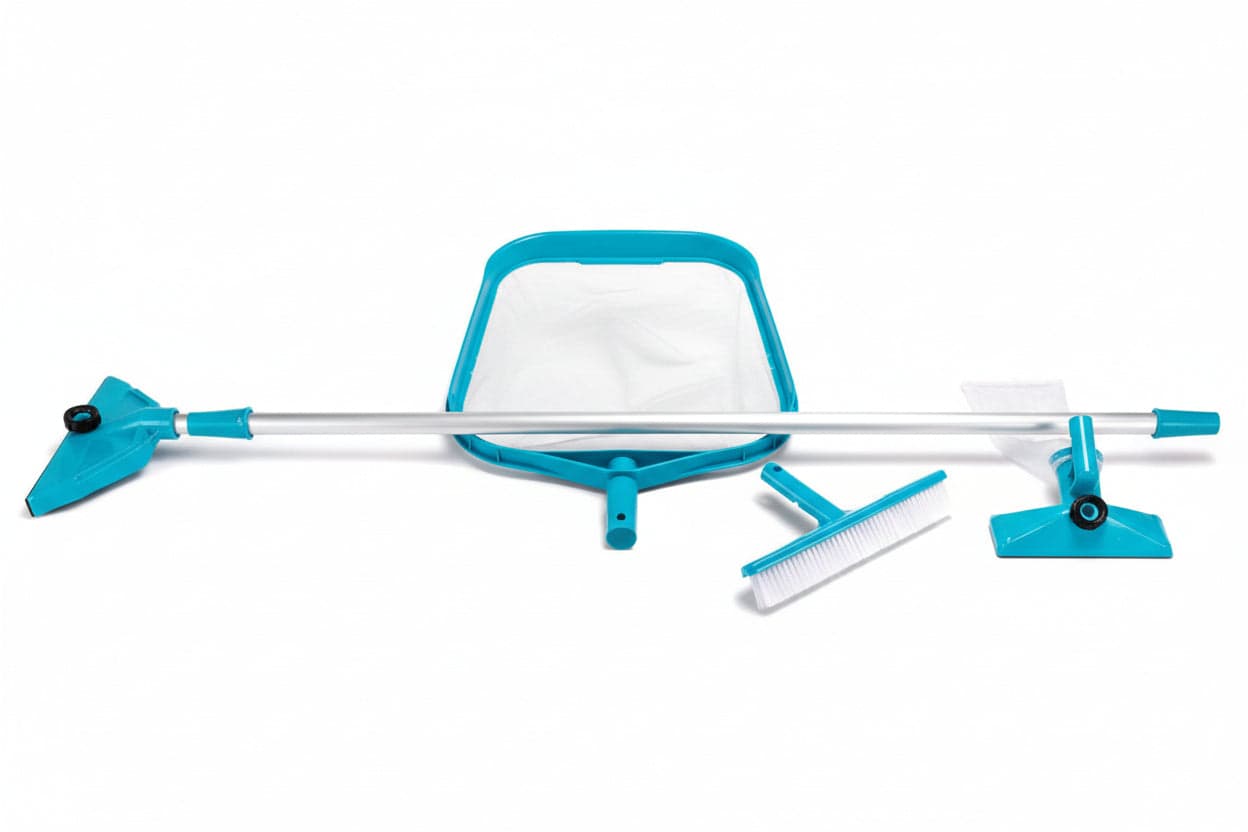 SET DI PULIZIA RETINA, SPAZZOLA E VACUUM  peso kg.0,85 (29056)    INTEX