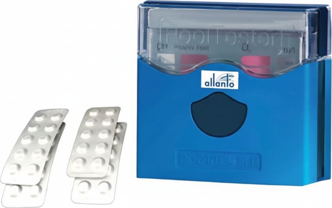 Pool Tester Ossigeno e PH con Reagenti Pastiglie Ailanto