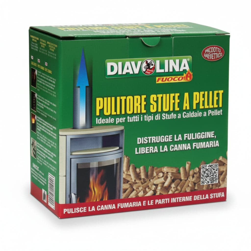 Diavolina Pellet Spazzacamino 1,5 kg Diavolina 10 Pezzi