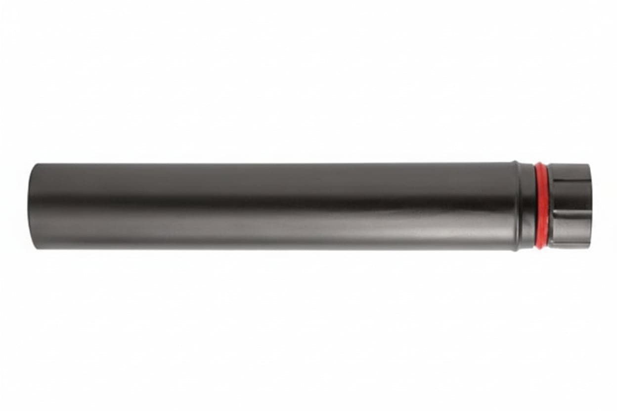 Tubo Porcellanato per Stufe a Pellet Nero Opaco Ala Pellet Eco Ø Cod 362092