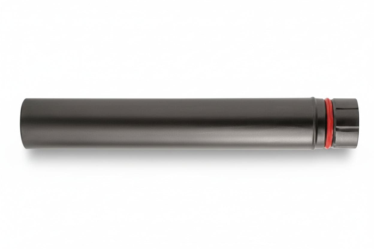 Tubo Porcellanato per Stufe a Pellet Nero Opaco Ala Pellet Eco Ø Cod 362115