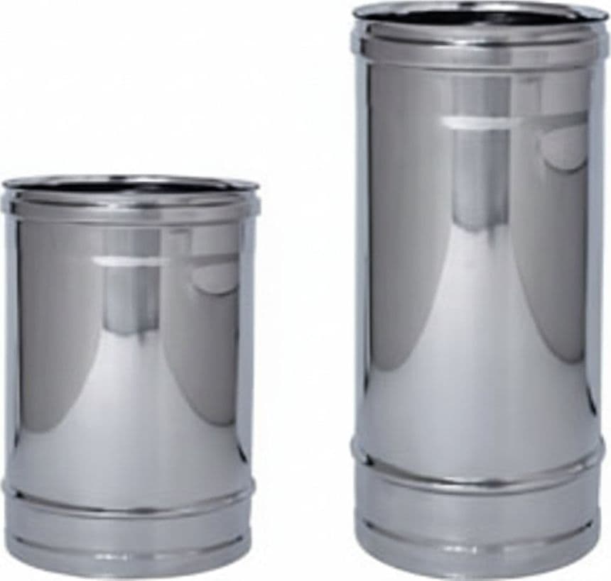 Tubo Acciaio Inox AISI 304 Monoparete Spessore 0,5 mm Ø 140 mm 100 mm cm