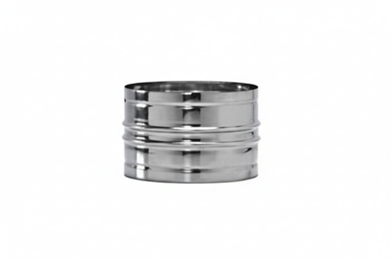 Raccordo per Tubo Acciaio Inox m 304 Monoparete Spessore 0,5 mm Ø 80 mm