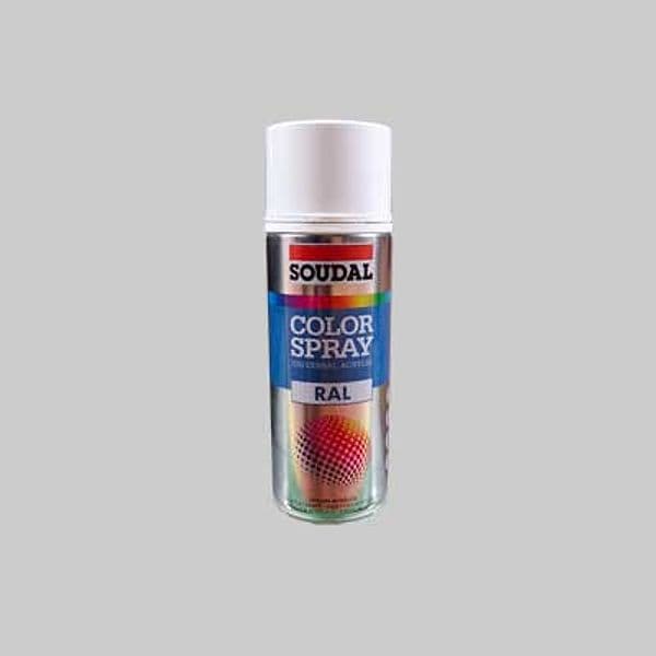 Bomboletta Spray Acrilico Universale Soudal 400 ml Bianco Lucido 6 Pezzi