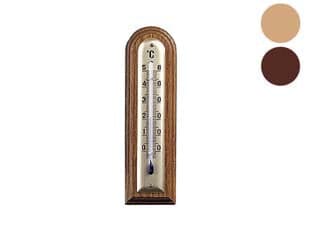 Termometro Legno Noce Arrotondato Scuro 144 MMX40 Molletherm
