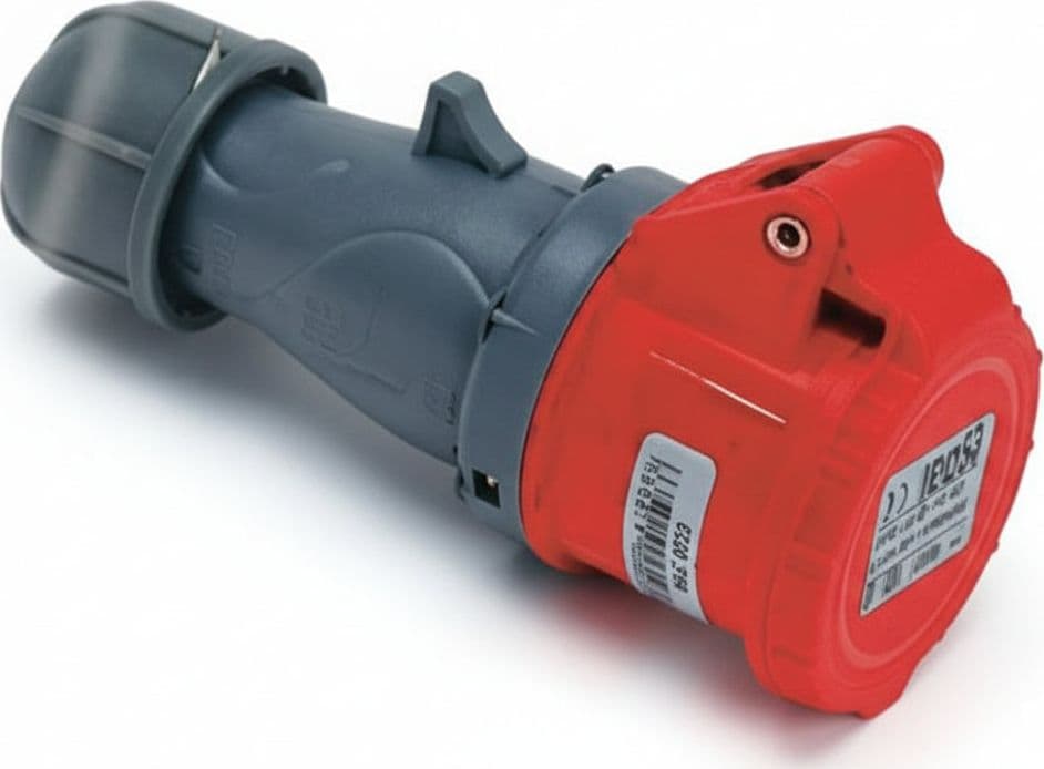 Presa Industriale Volante Rosso 3P+T+N Cee IP44 16A Rosso