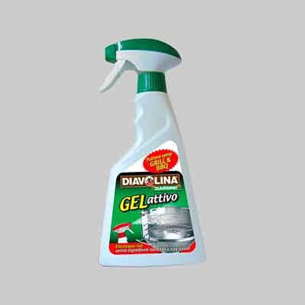 Pulitore per Griglie e Barbecue Gel Attivo Diavolina 500 ml