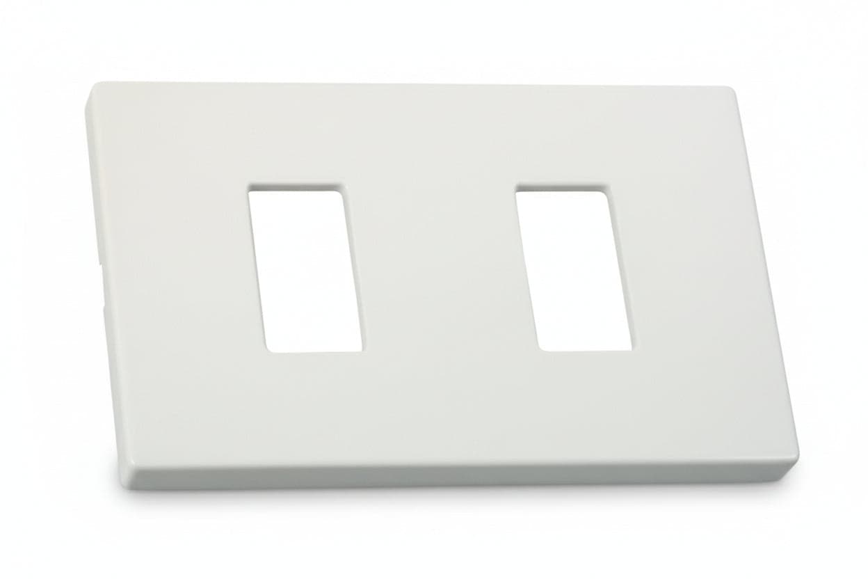 PLACCA 2 POSTI VENUS- - mm.115x80h. (1862.2F.B) - 20 pezzi MARLANVIL