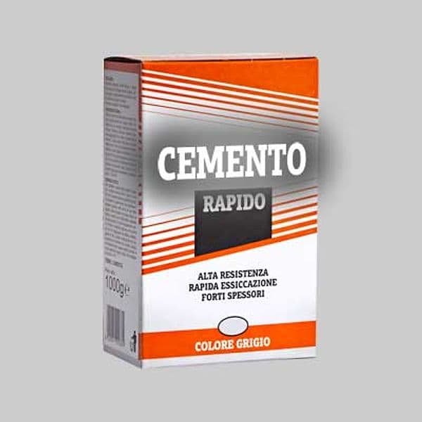 Cemento Rapido Grigio 5 kg 4 Pezzi