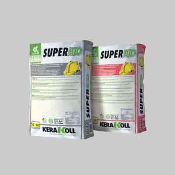 Colla per Piastrelle Super Bio Kerakoll 25 kg Colore Grigio 25 kg Kerakoll