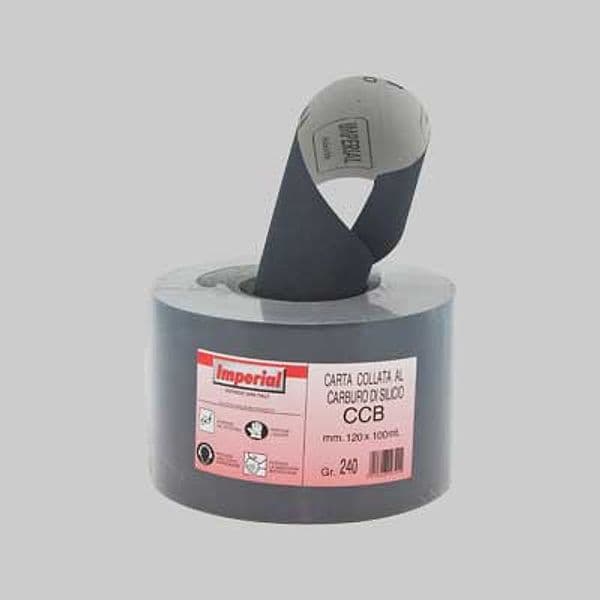 Carta Abrasiva Ccb Grana 360 Rotolo Mm 120 x 100 m Lineari Imperial