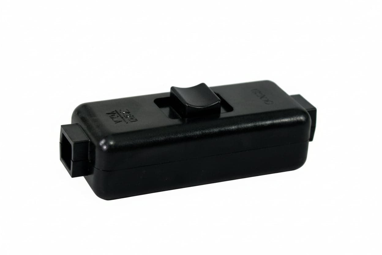 Interruttore a Levetta Bipolare Nero 10 Pezzi