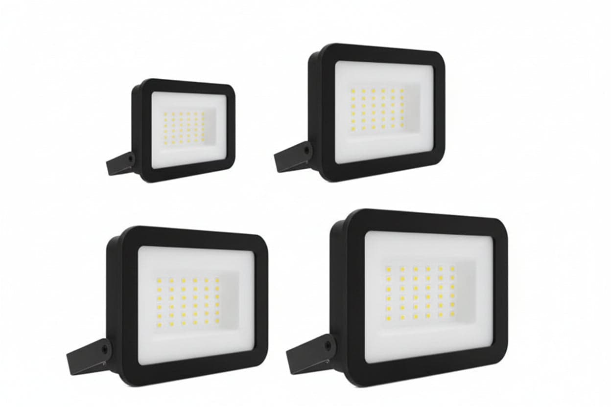 PROIETTORE LED IP65 NERO  10w  4000  °K naturale  1000 lm    SYNTESY