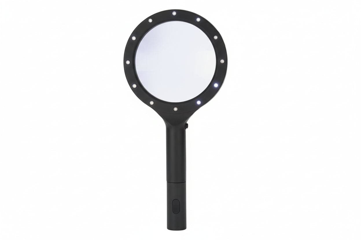 Lente Ingrandimento LED in Plastica 0,2 W 15 Lumen 12 Pezzi