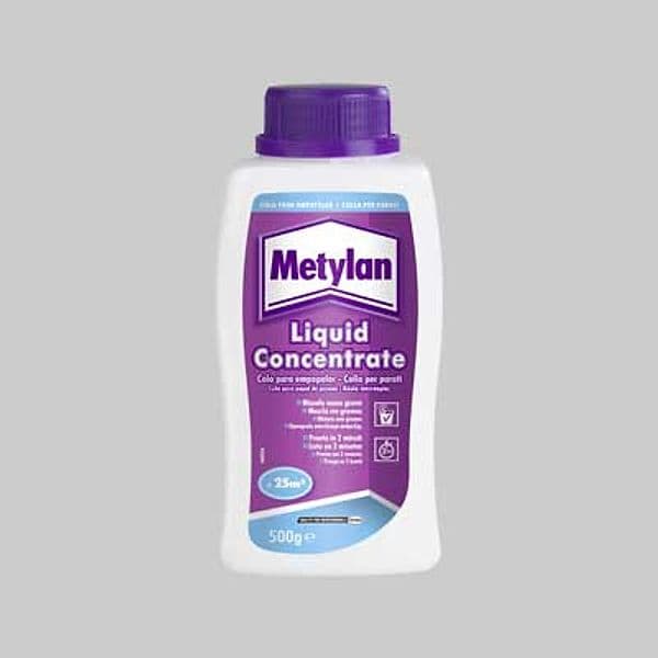 Colla per Parati Liquido Concentrato 500 Gr Metylan