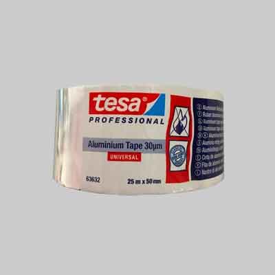 NASTRO ADESIVO IN ALLUMINIO TESA mm 50x25 mt