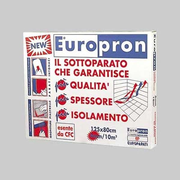 Pannello Isolante Europron 125 x 80 cm (Lastra Piegata) 10 Mq