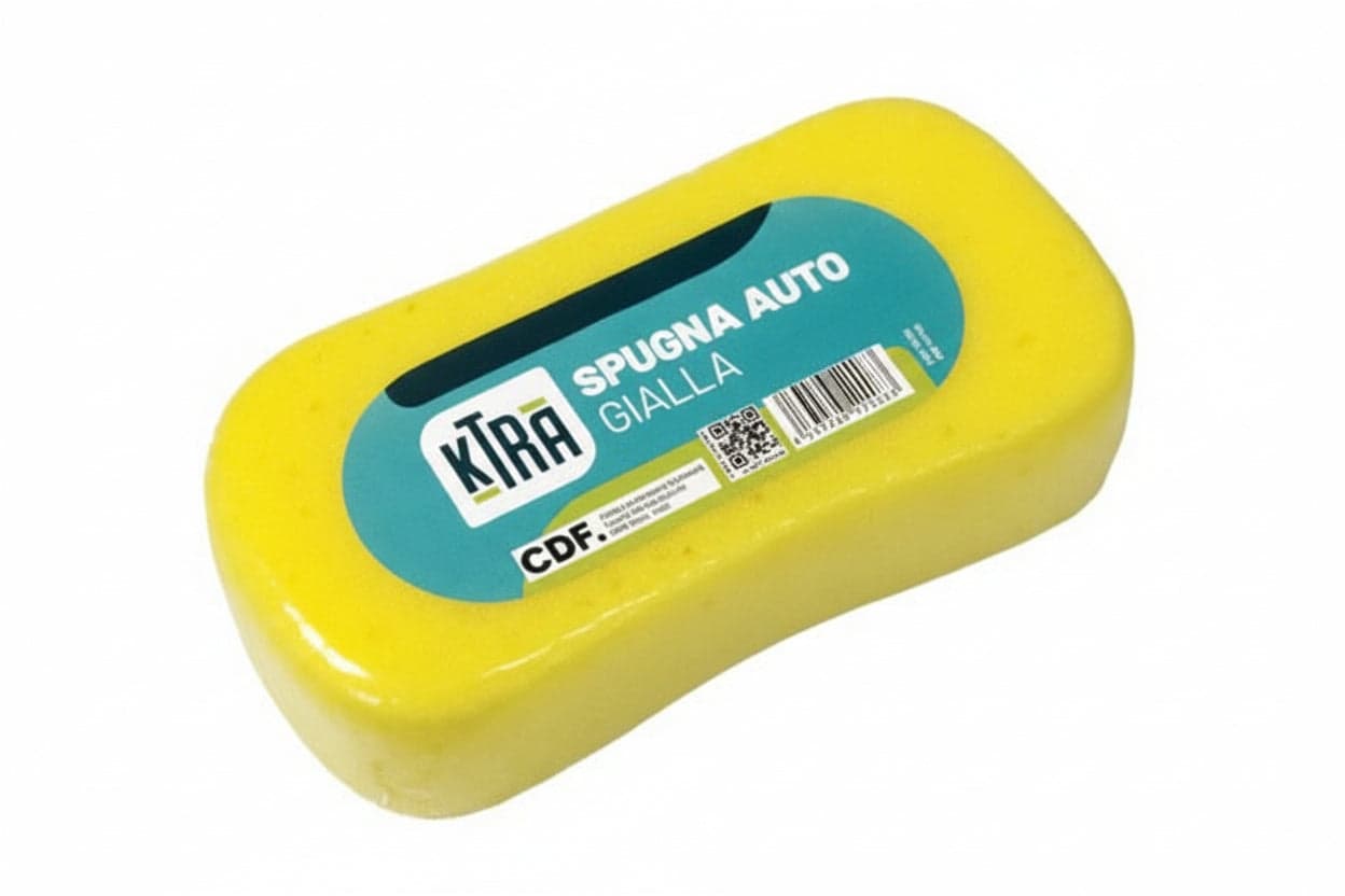 Spugna Auto Gialla 23 CMX12,5X6 Xtra 20 Pezzi