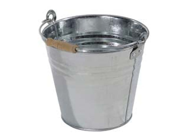 Secchio in Lamiera Zincata 5 l Ø 23 mm CMX19H. Il Campo 2 Pezzi