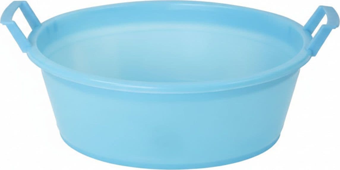 Bacinella Ovale con Manici Ø 65 mm CMX25 da 45 l Stefanplast 2 Pezzi