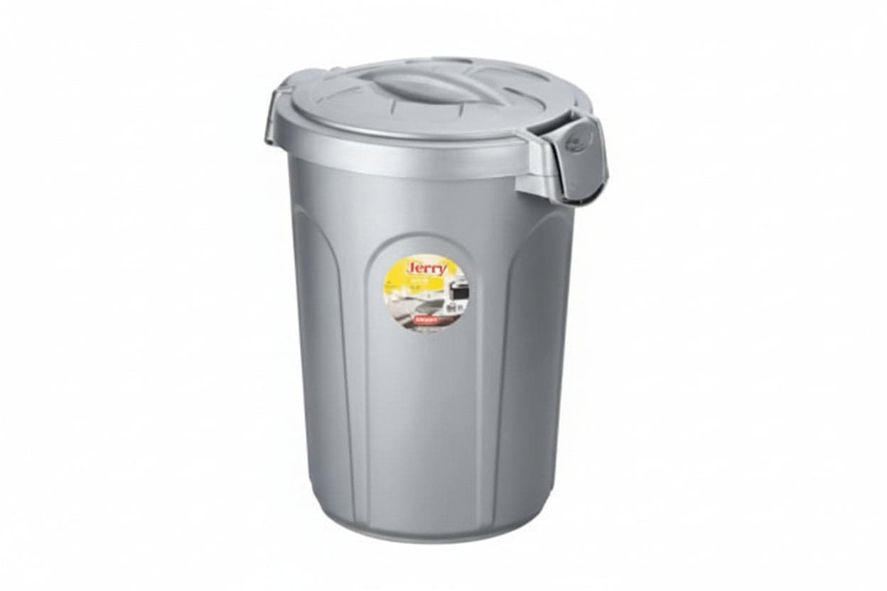 Bidone Multiuso Jerry In Polipropilene Lt.23 Colore Silver- - Cm.37X32X46H. - 2 Pezzi Stefanplast in Pattumiere da cucina BricoGo - Marano di Napoli, commercioVirtuoso.it