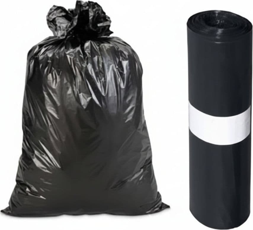 Sacco Condominiale Ldpe in Rotolo Nero 72 CMX110 Peso 70 g SPESS.MY50
