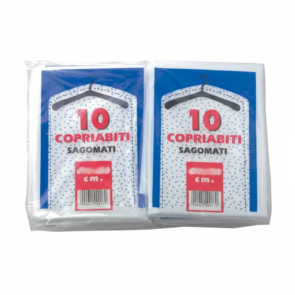 Sacco Copriabito Sagomato Pz.10- - Cm.60X100 Gr.280 - 10 Pezzi Cp