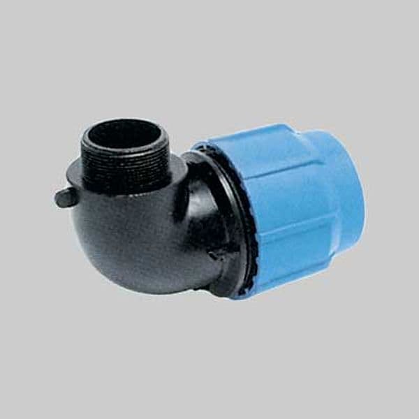 Gomito a 90 ° con Derivazione Maschio Pp Ø 16X1/2 Unidelta