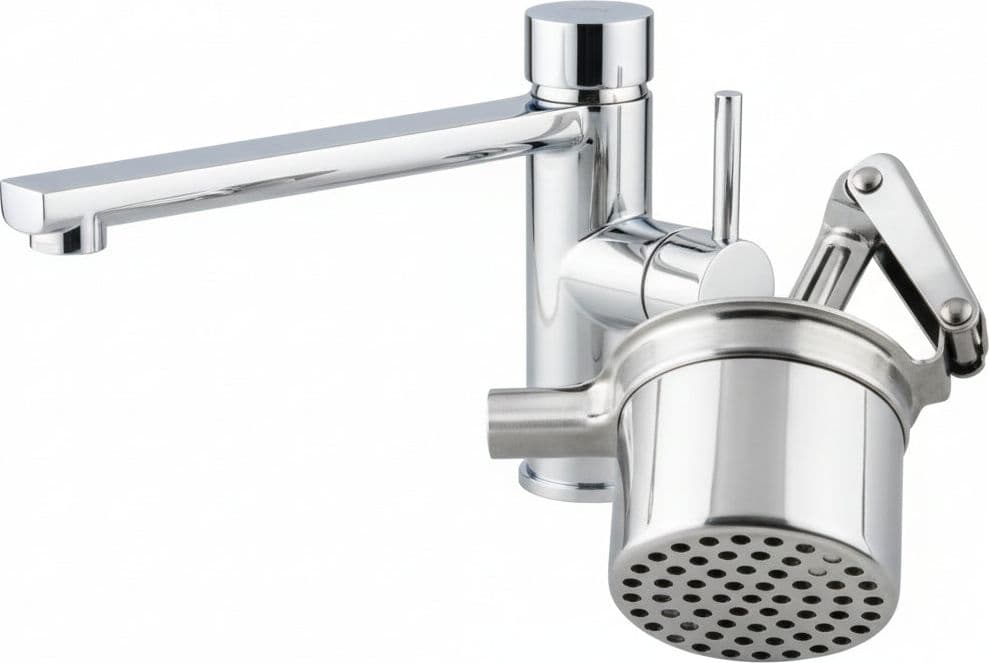 Schiacciapatate in Acciaio Inox Fori Ø 2,5 Mmmm Omac