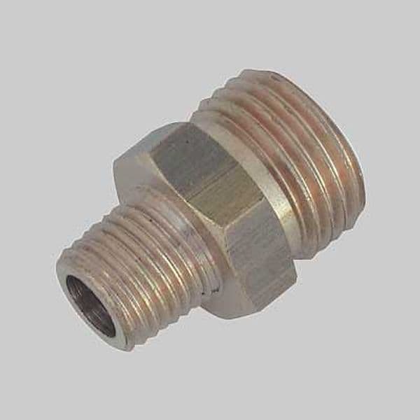 Raccordo Doppio Maschio 3/8 Conico x W20X1/4 Sx