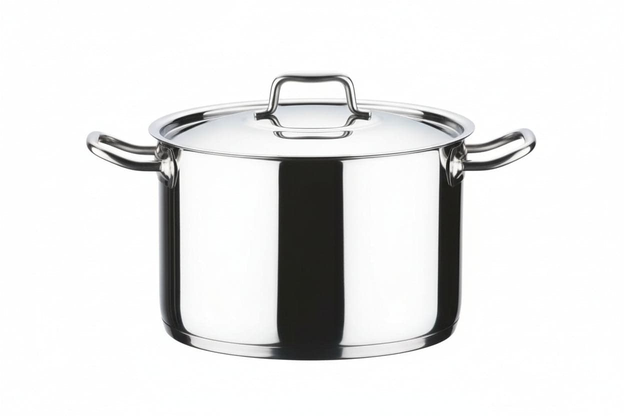 Pentola 2 Manici in Acciaio Inox 18 10 30 17 cm l