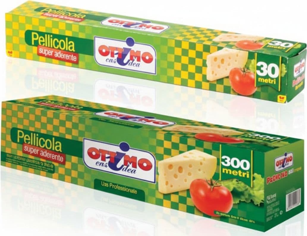 Pellicola Trasparente in Rotolo 300 m Ottimo 9 Pezzi